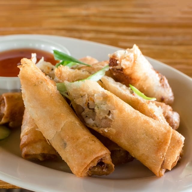 1/2 tray lumpia.