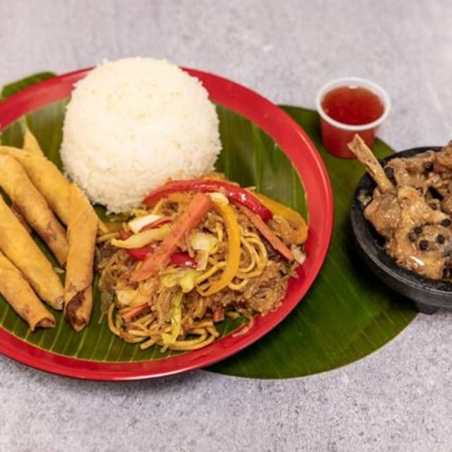 Chicken Adobe Combo.