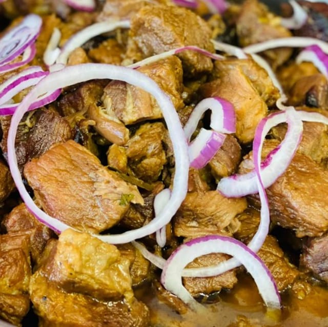 Chicken or Pork Adobo.