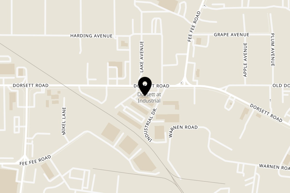 Map showing the location of Filipino Bakery Cafe & Market on 11654 Dorsett Rd in Maryland Heights